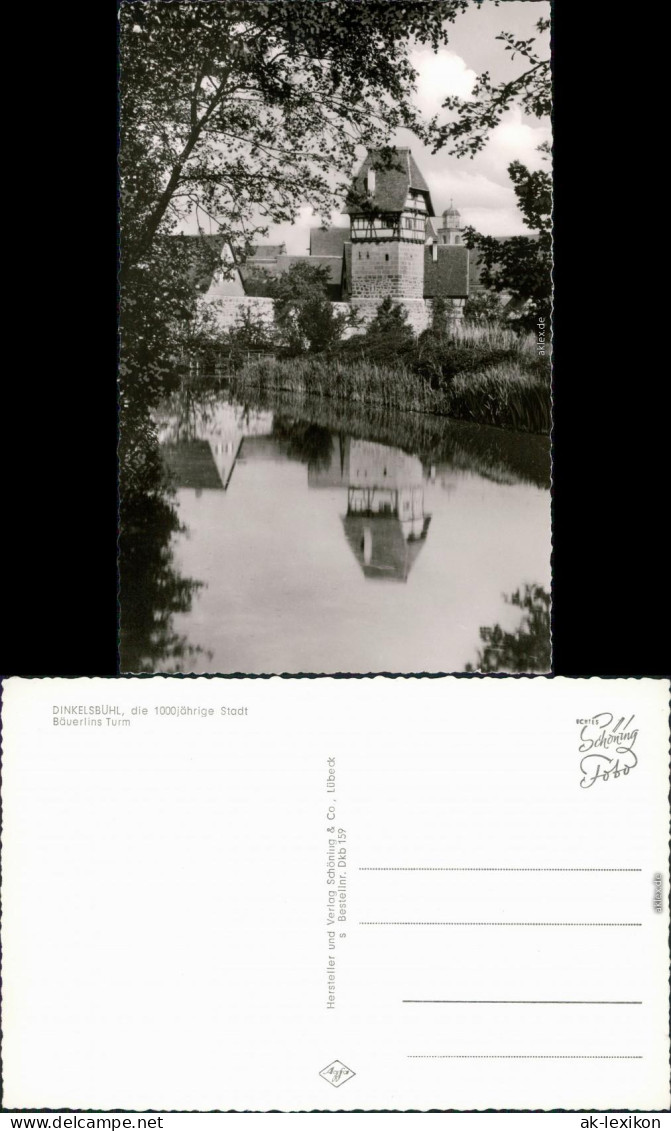 Ansichtskarte Dinkelsbühl Bäuerlinsturm 1960 - Dinkelsbühl