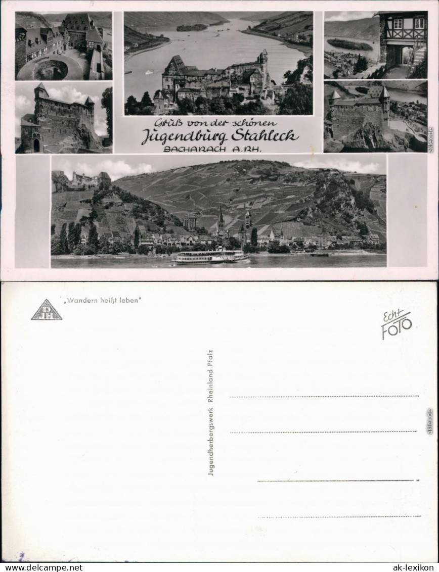 Ansichtskarte Bacharach Mehrbild: Burg, Stadt Und Umland 1932  - Bacharach