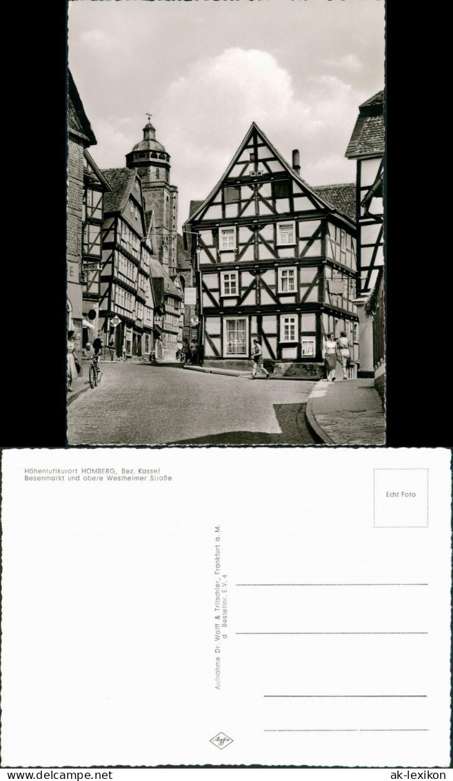 Ansichtskarte Homberg (Efze) Westheimerstraße 1963 - Homberg