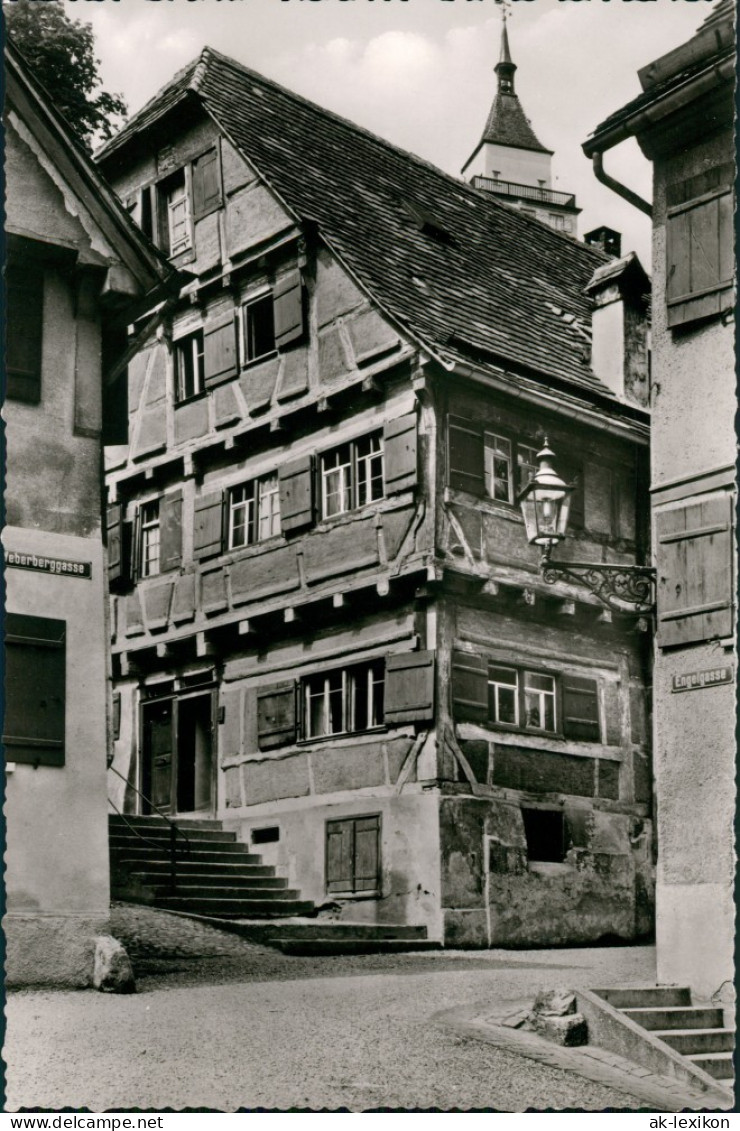 Biberach An Der Riß Straßenansichten Weberberg Partie Altes Wohnhaus 1955 - Biberach
