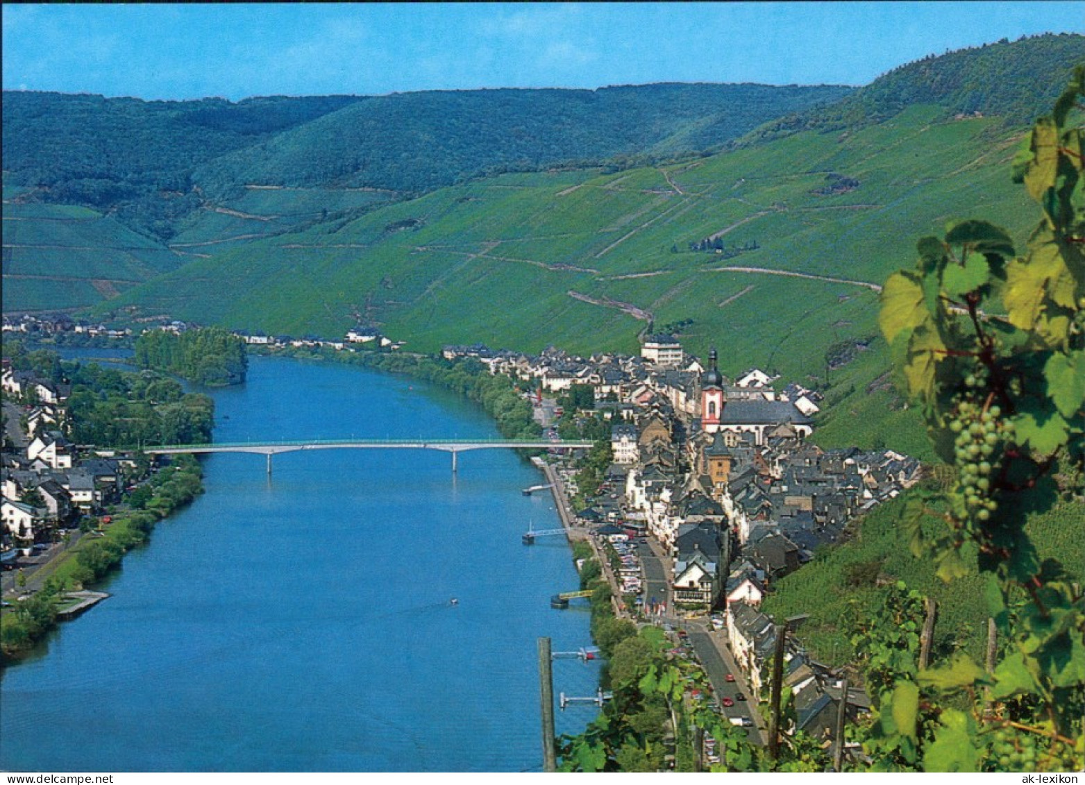 Ansichtskarte Zell&#47;Mosel Blick Auf Den Ort 1995 - Zell