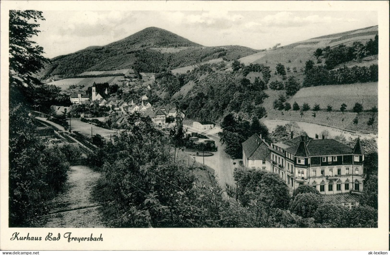 Freiersbach (Freyersbach)-Bad Peterstal-Griesbach Partie Am Kurhaus 1953 - Bad Peterstal-Griesbach