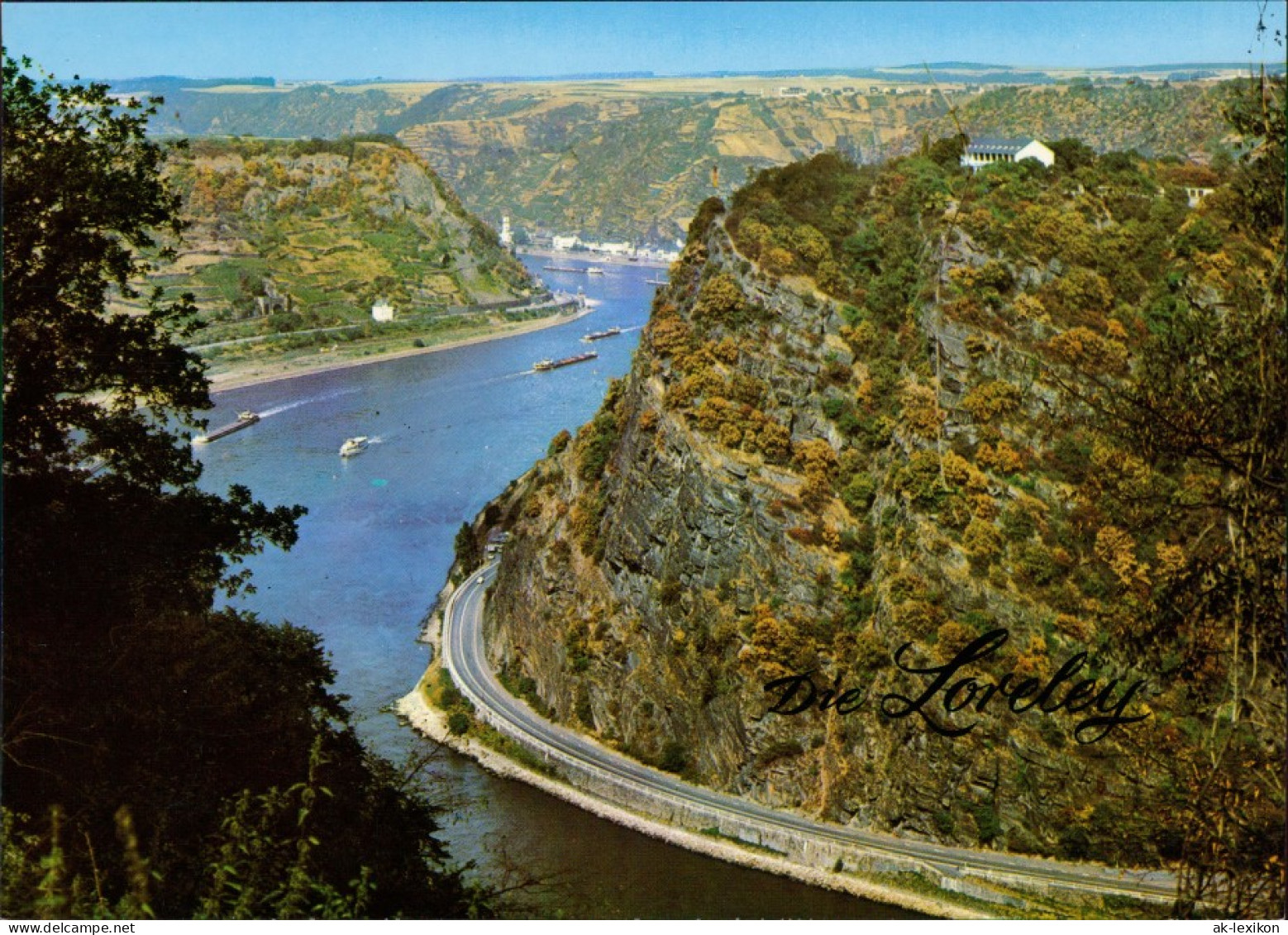 Ansichtskarte St. Goarshausen Loreleyfelsen 1990 - Loreley