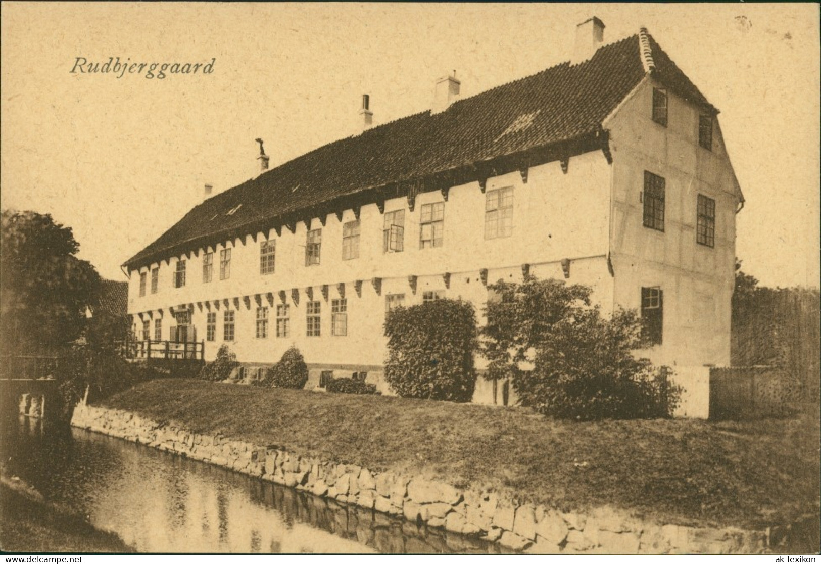 Postcard Dannemare Rudbjerggård/Rudbjerggaard 1913 - Dinamarca