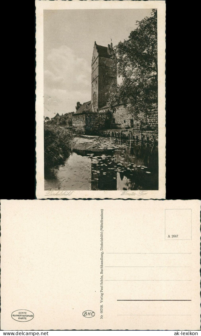 Ansichtskarte Dinkelsbühl Wörnitz-Tor 1928 - Dinkelsbühl