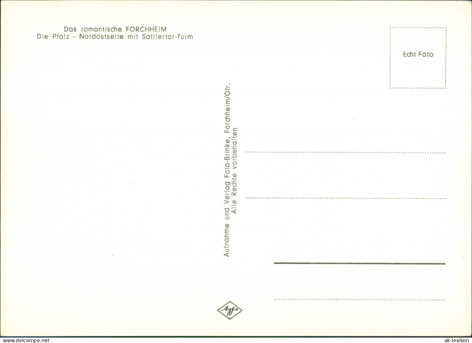 Forchheim OberfrankenNordostseite Mit Sattlertor-Turm, Strassen  VW Käfer 1965 - Forchheim