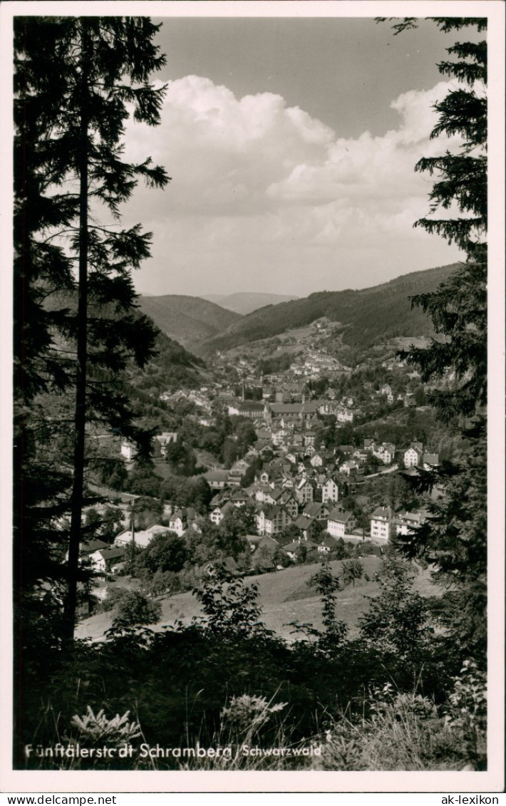 Ansichtskarte Schramberg Panorama-Ansicht Der Fünftälerstadt 1960 - Schramberg