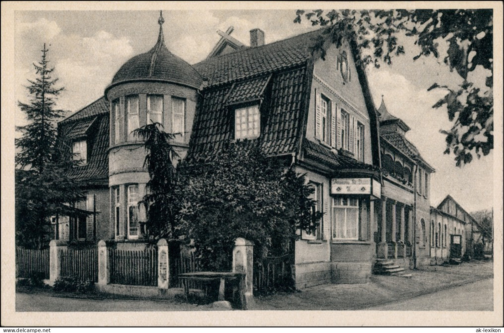 Ansichtskarte Waddeweitz-Lüchow (Wendland) Gasthaus Zum Heidekrug 1940 - Lüchow