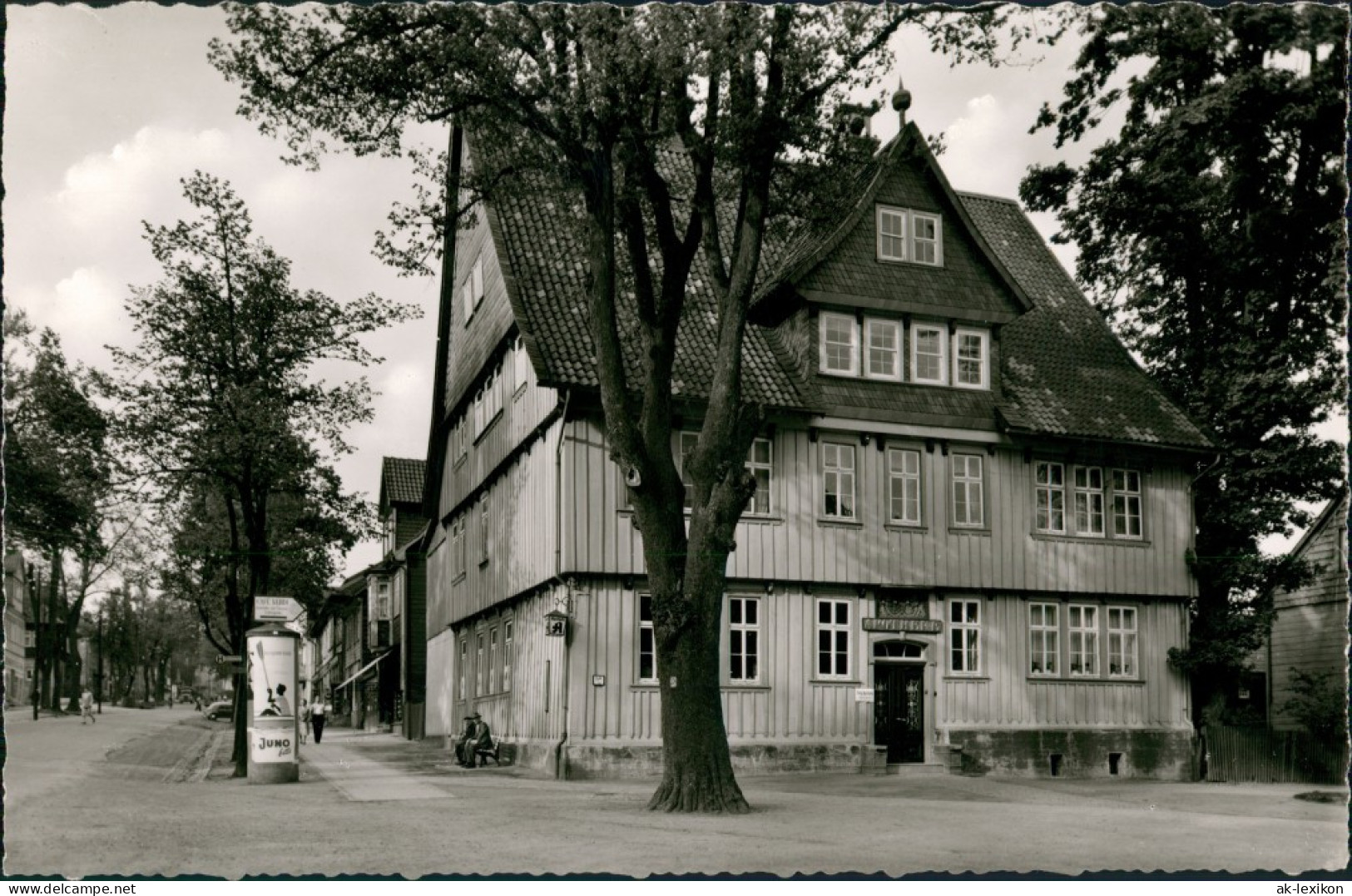 Clausthal-Zellerfeld Älteste Apotheke Oberharz Bergapotheke, Litfaßsäule 1960 - Clausthal-Zellerfeld