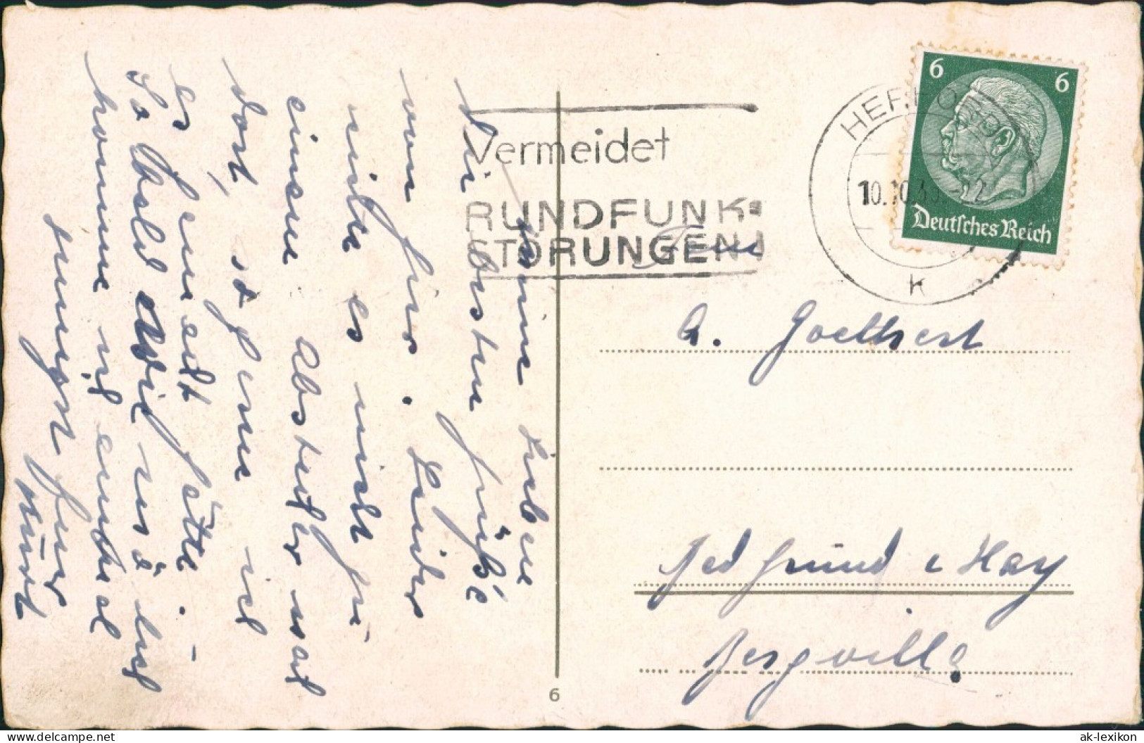 Ansichtskarte Herford Alter Markt - Haus Der Deutschen Arbeit 1937 - Herford