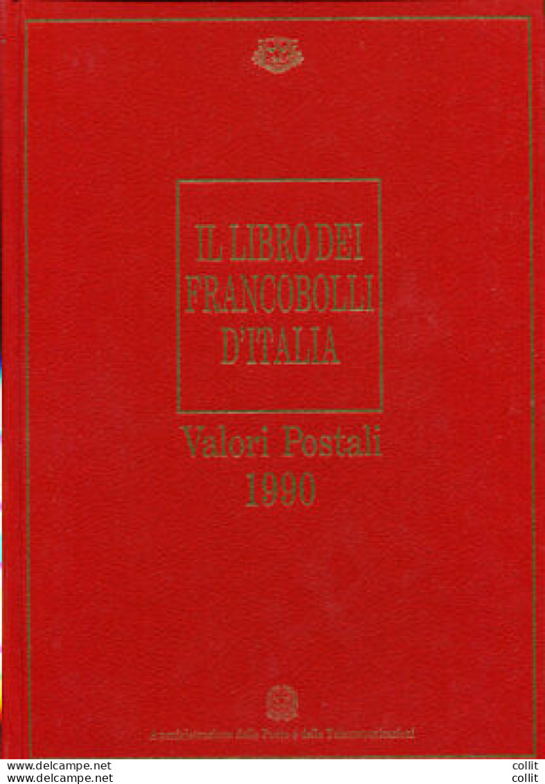 Libro Annuale 1990 Ufficiale Delle Poste - Buca Lettere - Presentatiepakket