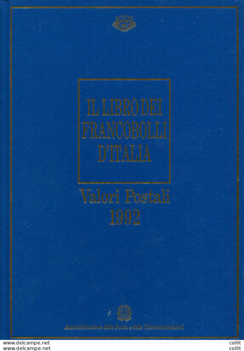 Libro Annuale 1992 Ufficiale Delle Poste - Buca Lettere - Presentatiepakket