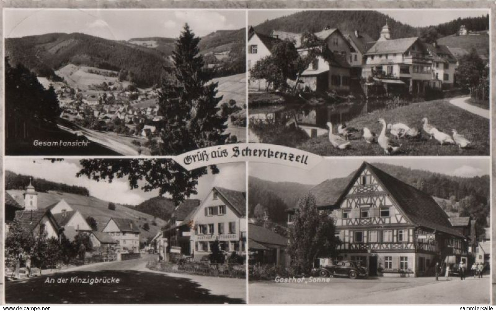 86046 - Schenkenzell - U.a. Gasthof Sonne - 1959 - Rottweil