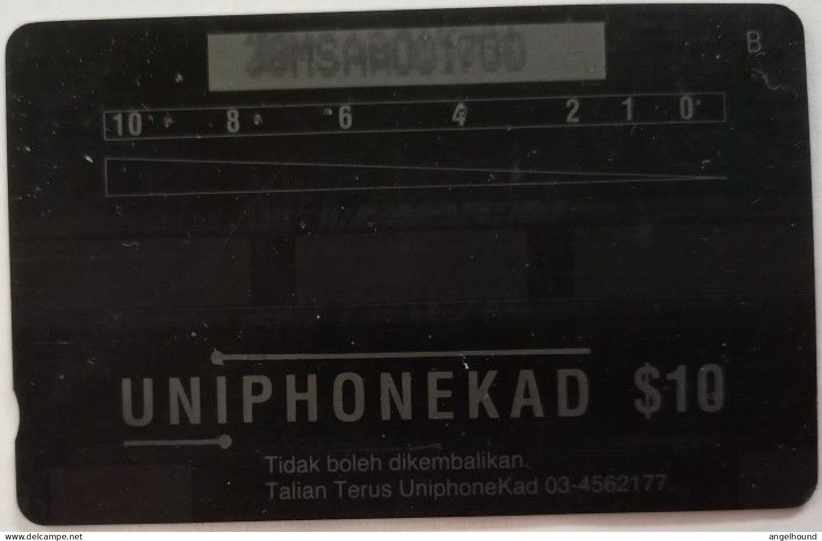 Malaysia Uniphonekad $10 GPT 38MSAA - Banner ( New Year 1993 ) - Malaysia