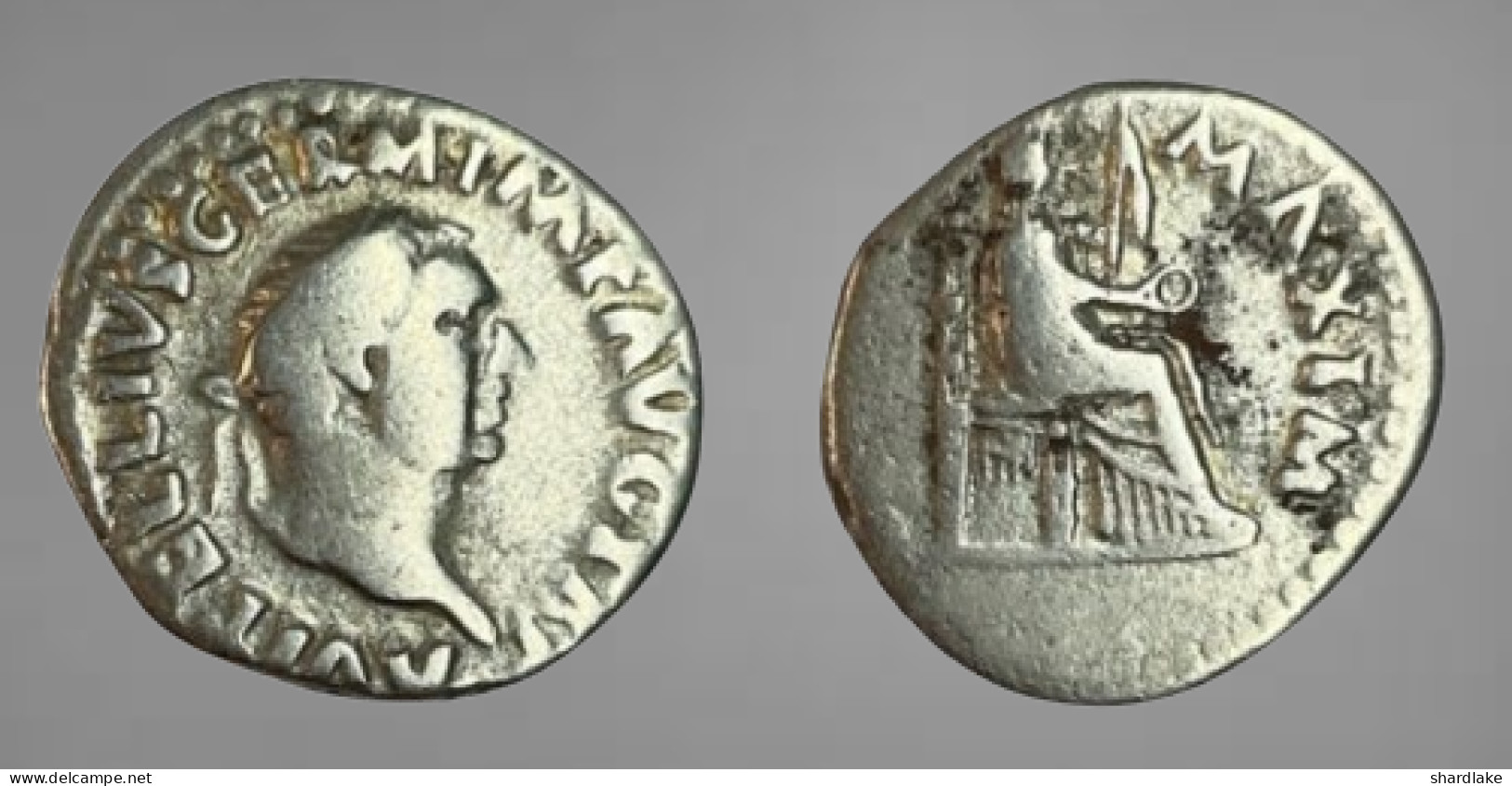 Roman Empire - Vitellius – Denarius – 69 AC - The Flavians (69 AD To 96 AD)