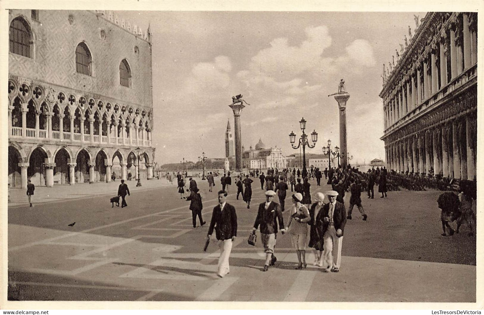 ITALIE - Venezia - Piazzetta S Marco - Vue Sur Une Place - Animé - Des Monuments - Carte Postale Ancienne - Venezia (Venice)