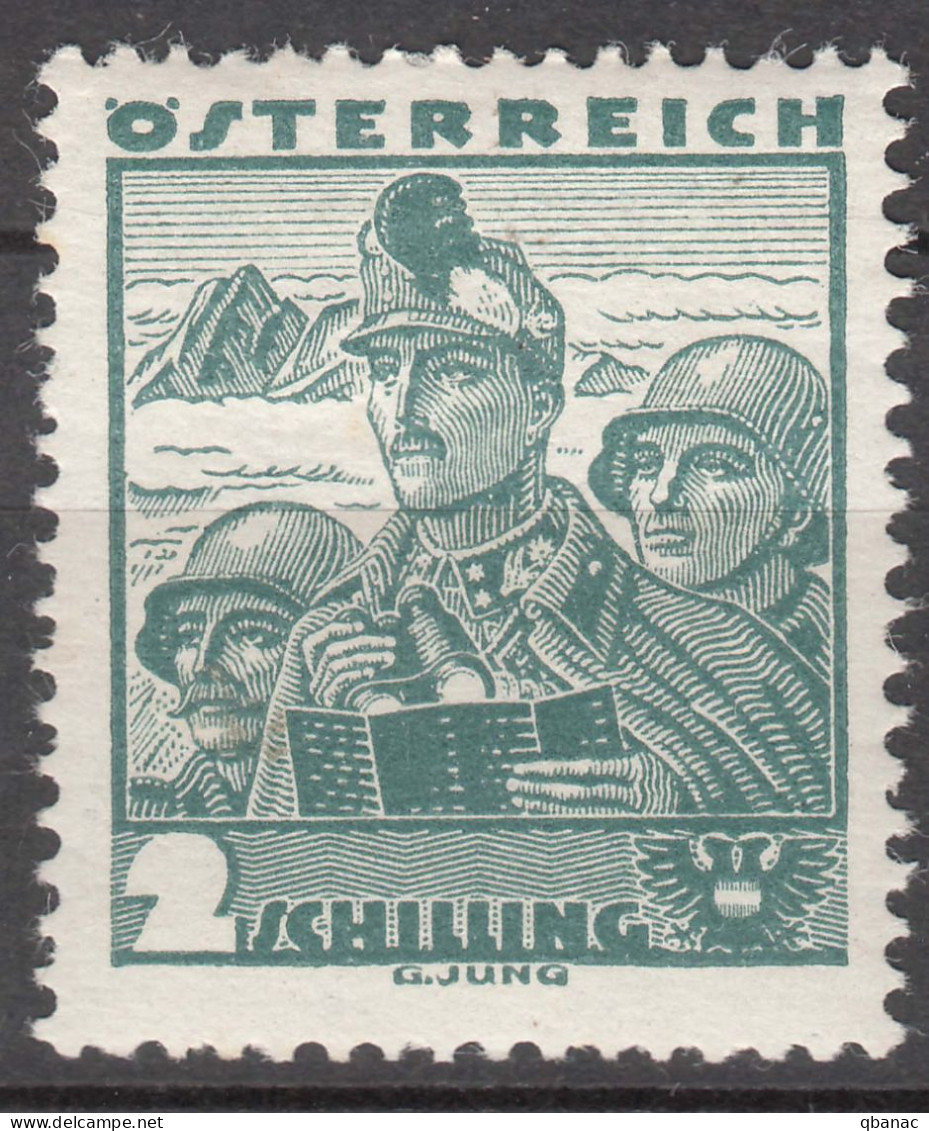 Austria 1934 Mi#584 Mint Hinged Key Stamp Of The Set - Ungebraucht