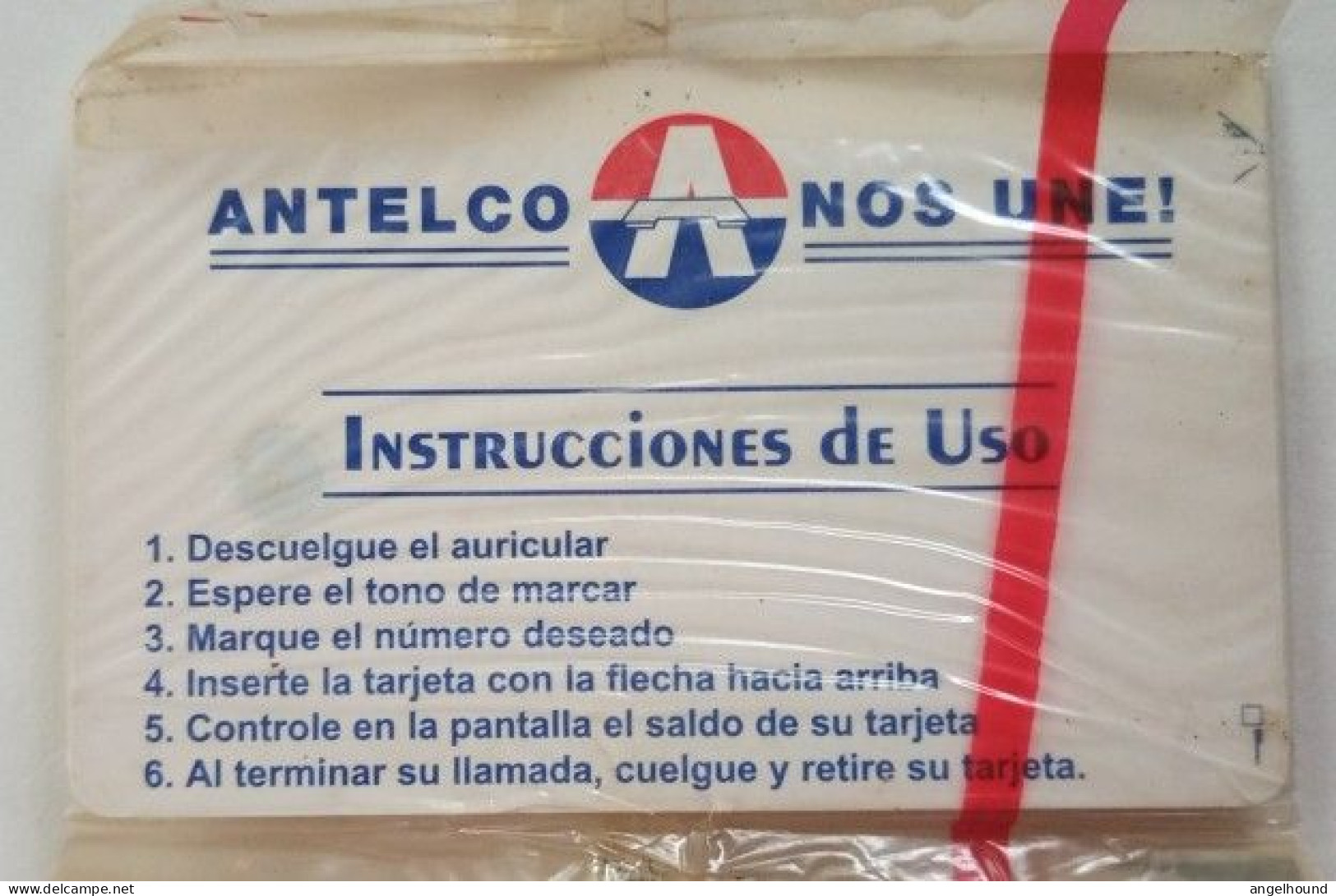 Paraguay 30 Units MINT Chip Card - Antelco Logo - Paraguay