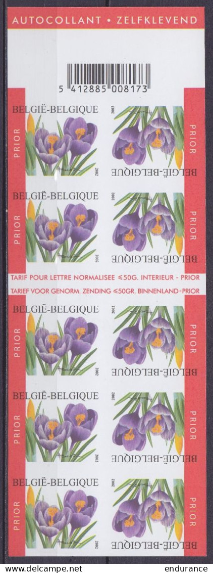 Carnet B41 Non Dentelé ** Fleurs De Buzin Crocus 2002 (numéro Au Dos) - 2001-…