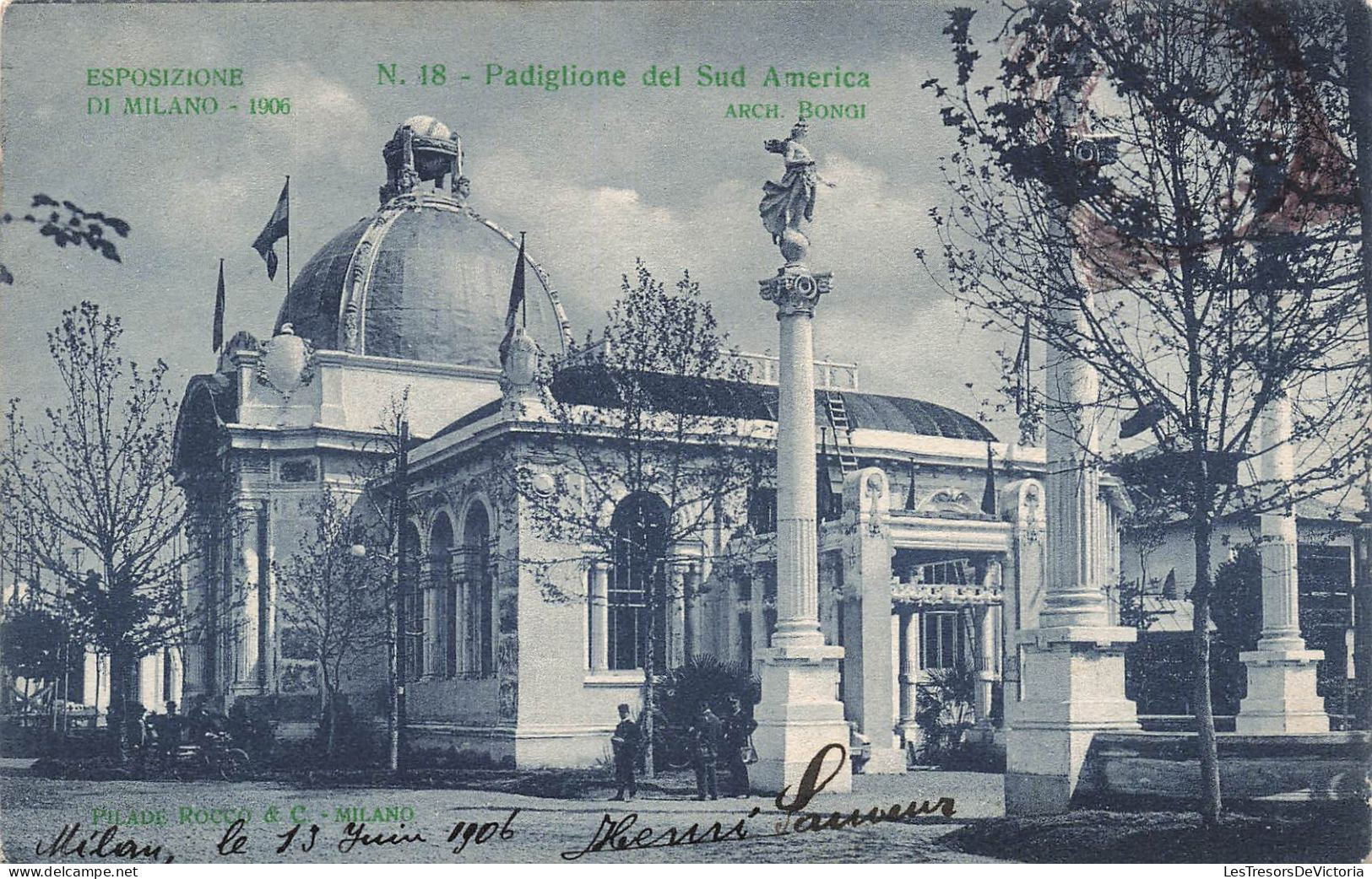 ITALIE - Esposizionne Di Milano - Padiglione Del Sud America - Arch Bongi - Carte Postale Ancienne - Milano (Mailand)