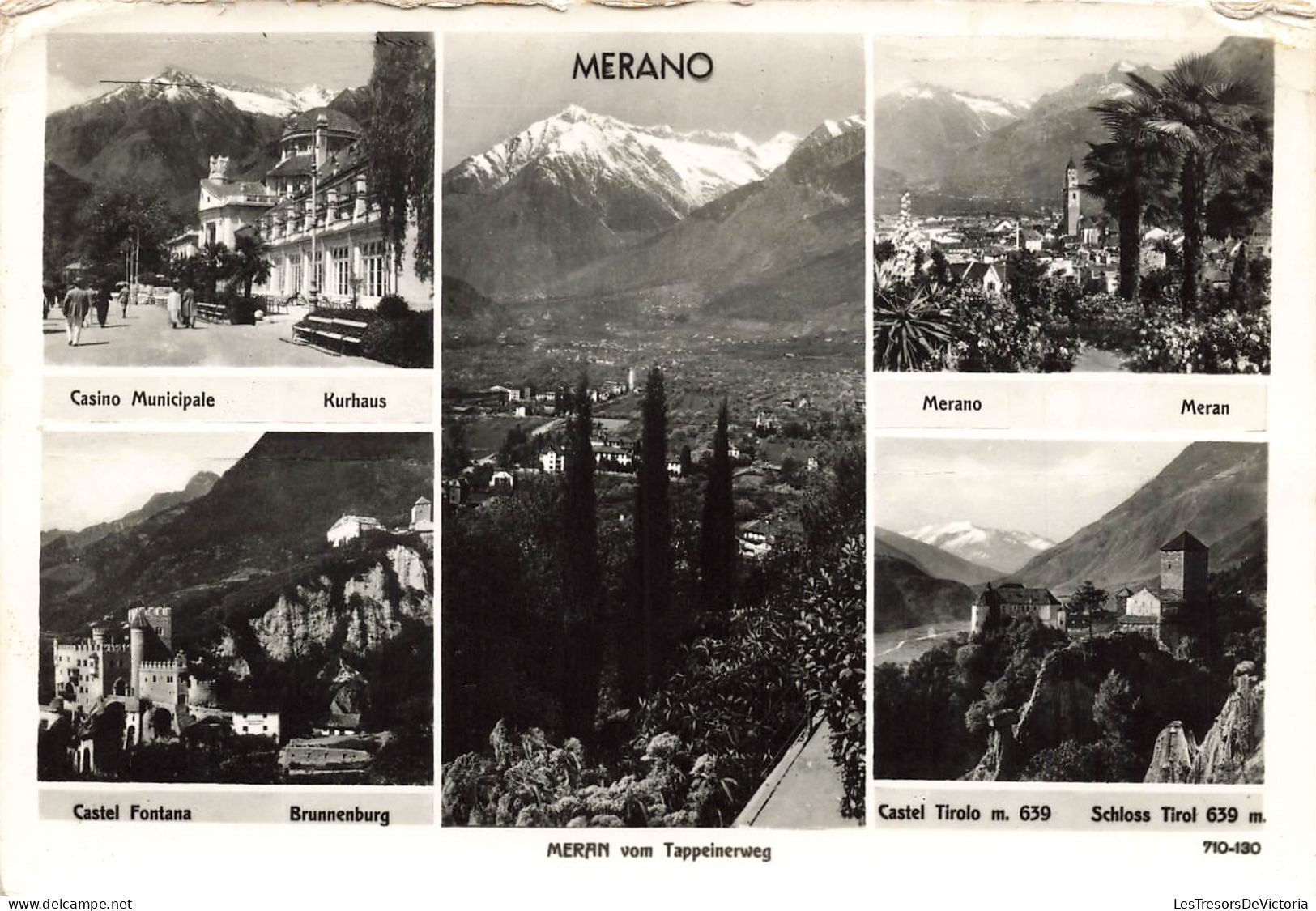 ITALIE - Merano - Padiglione Del Sud America - Arch Bongi - Multi-vues De Différents Endroits - Carte Postale Ancienne - Merano