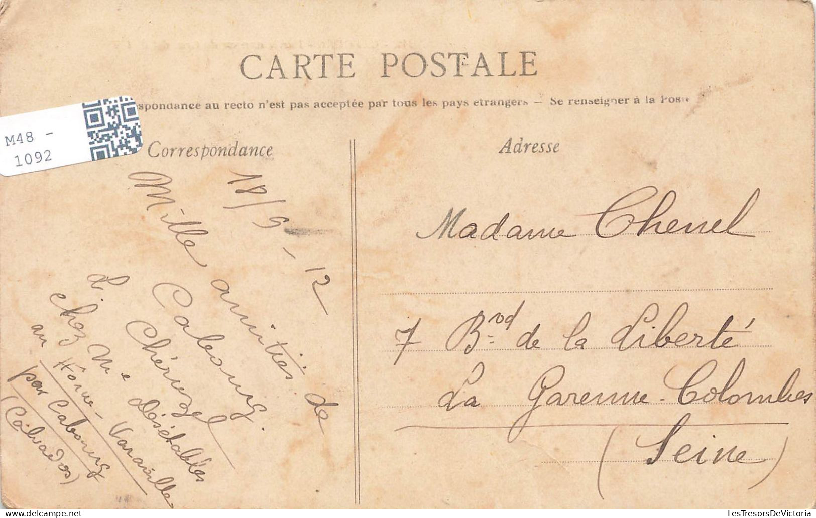FRANCE - Cabourg - Partie Annexe Du Grand Hôtel - Carte Postale Ancienne - Cabourg