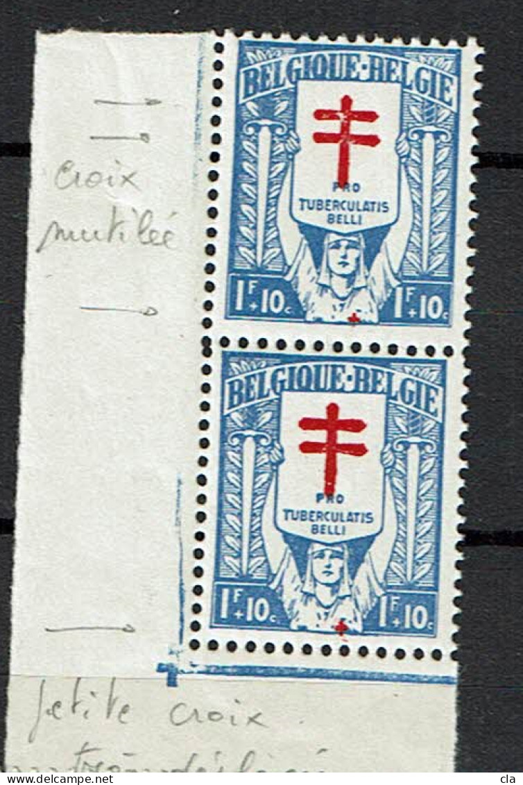 236  Paire Cdf  **  Croix Descendues ... - 1901-1930