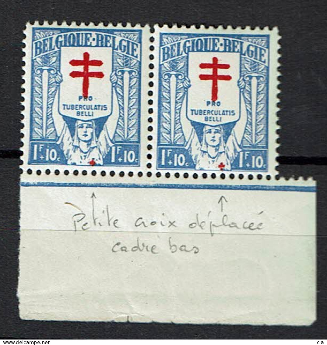 236  Paire Bdf  **  Croix Descendues - 1901-1930