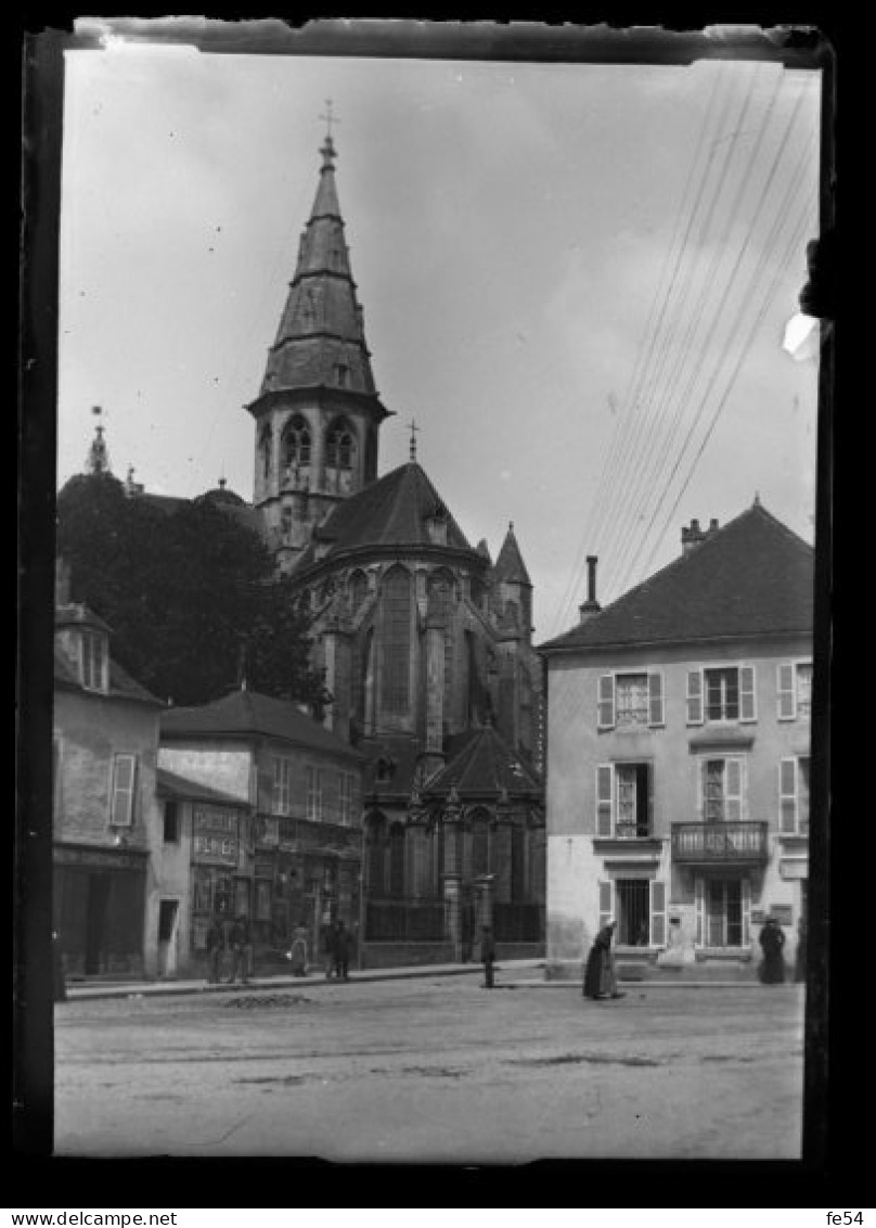 ° 21 ° SEMUR EN AUXOIS ° 2 Plaques De Verre Négatives  6.5 X 9 ° - Diapositivas De Vidrio