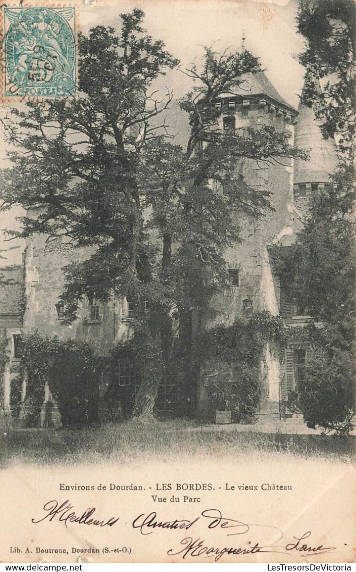 FRANCE - Environs De Dourdan - Les Bordes - Le Vieux Château - Vue Du Parc - Carte Postale Ancienne - Dourdan