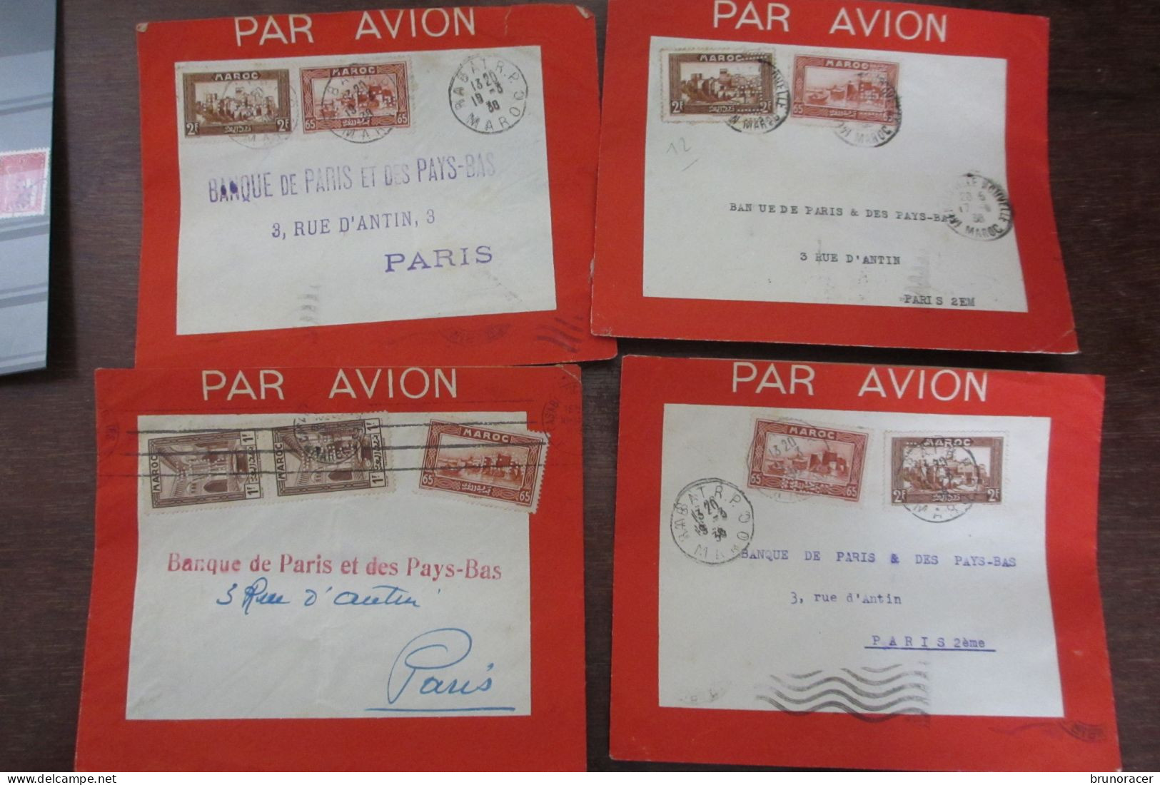 LOT COLONIES + MONACO/SAARE 83 TIMBRES PERFORES OBLITERES + 7 LETTRES AVEC TIMBRES PERFORES DU MAROC VOIR SCANS - Other & Unclassified