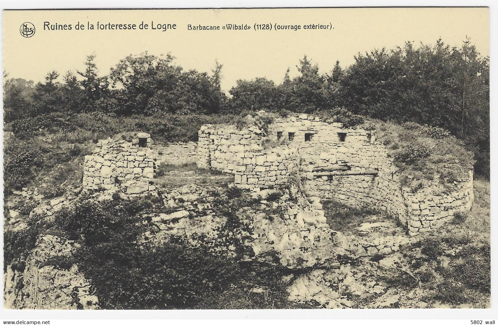 FERRIERES-LOGNE : Ruines De La Forteresse - Barbacane "Wibald" (1128 - Ouvrage Extérieur) - Ferrieres