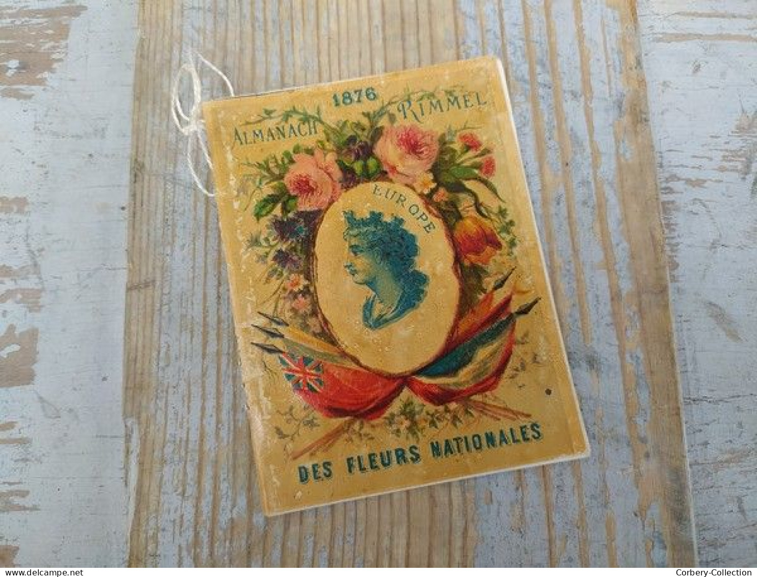Ancien Almanach Rimmel 1876 Des Fleurs Nationales - Petit Format : ...-1900