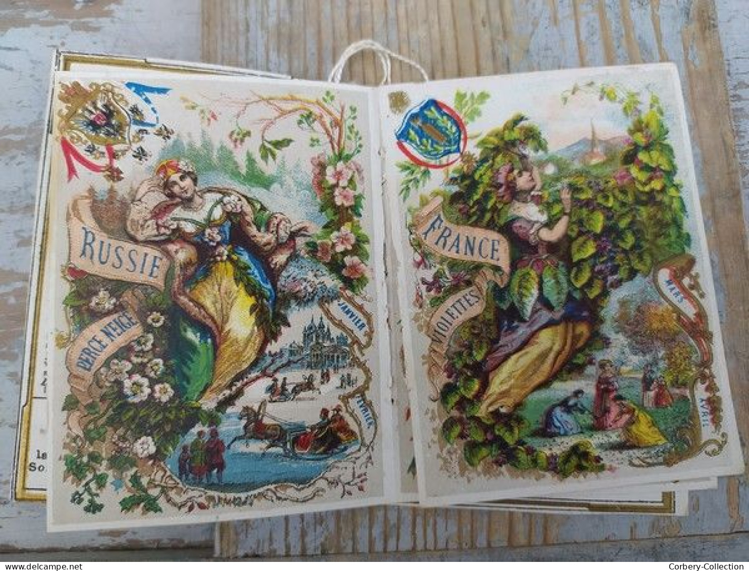 Ancien Almanach Rimmel 1876 Des Fleurs Nationales - Formato Piccolo : ...-1900