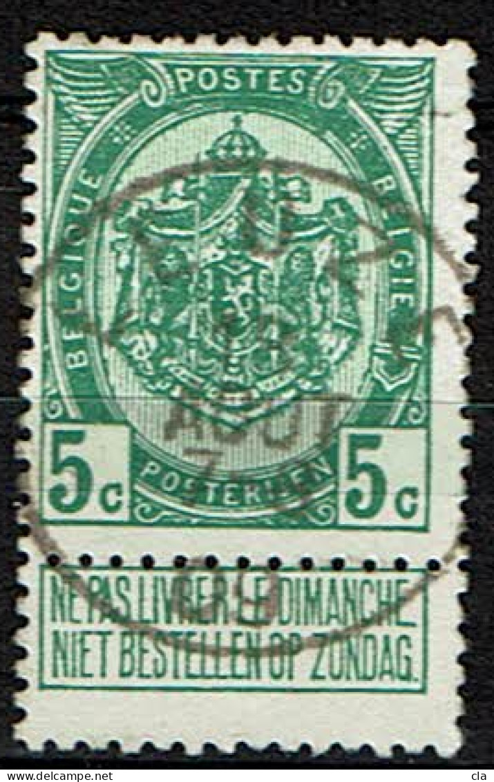 83  Obl Centrale  Leuze  + 2 - 1893-1907 Wapenschild