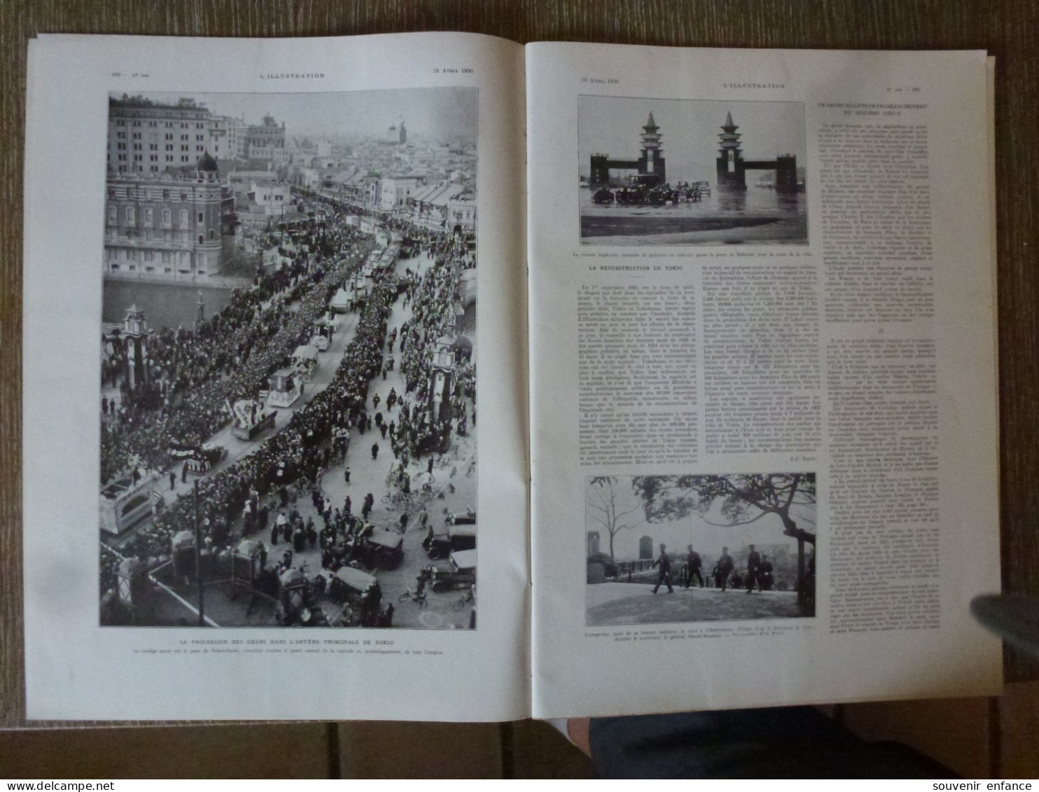 L'Illustration Avril 1930 Reconstruction De Tokio Funérailles Reine De Suède Dessins D'Enfants Rallye Transsaharien - L'Illustration