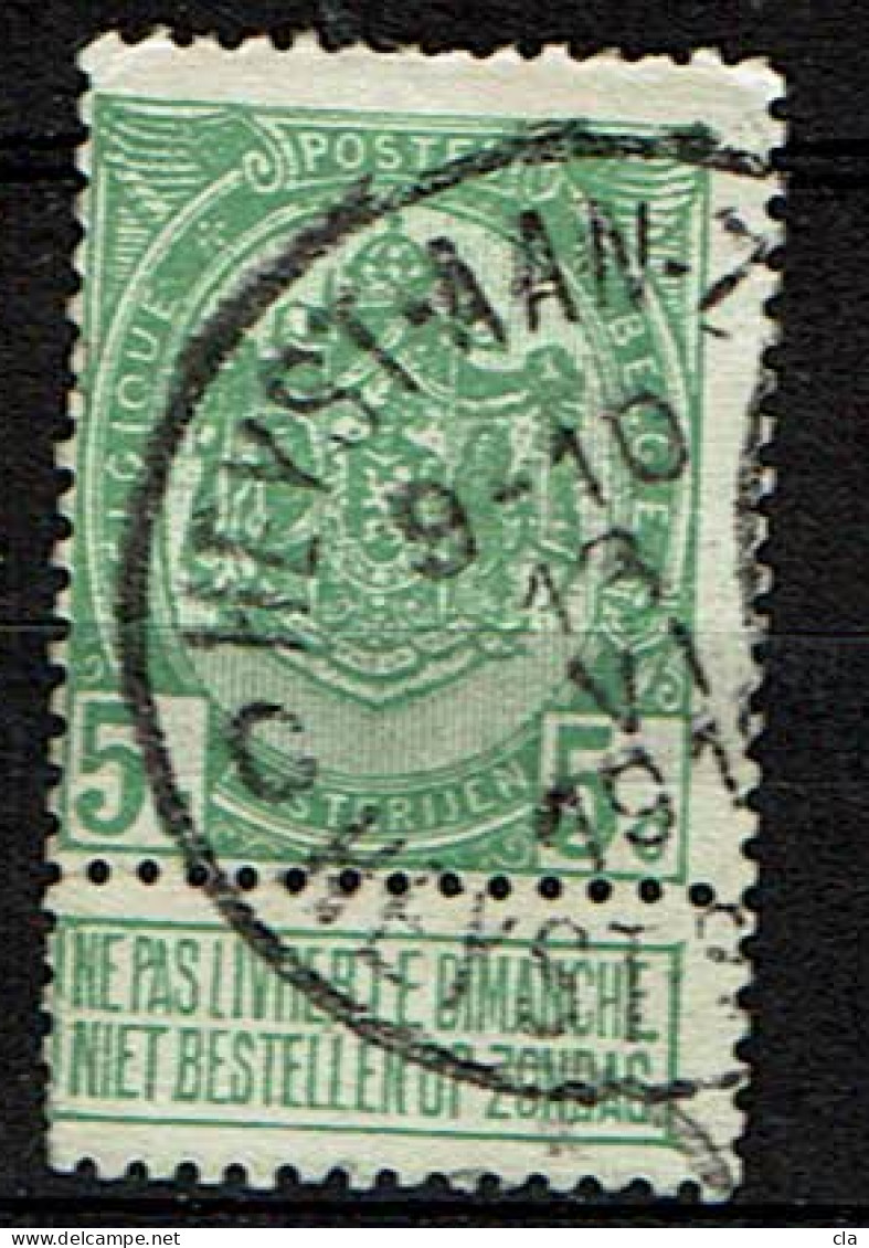 83  Obl  Heyst-Aan-Zee  + 4 - 1893-1907 Wappen