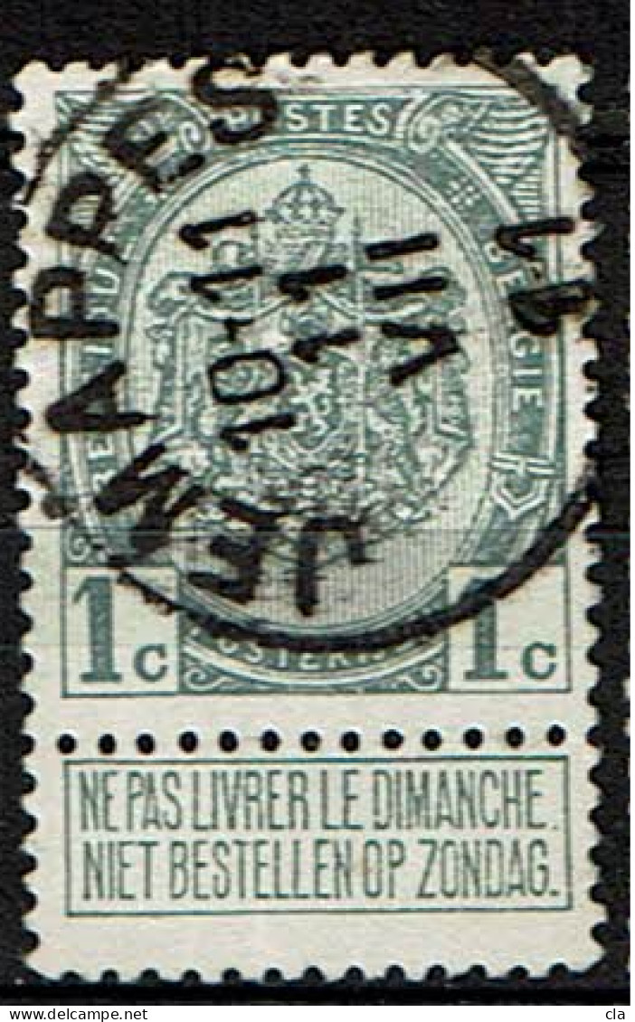 81  Obl  Jemappes  + 4 - 1893-1907 Coat Of Arms