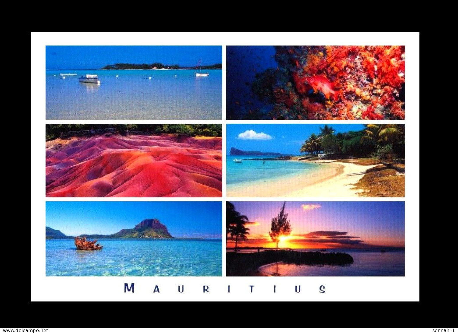 Mauritius / Maurice: Ansichtskarte [AK] 'Farben Der Insel' / Postcard 'Colours Of The Island' Gebraucht / Used - Maurice