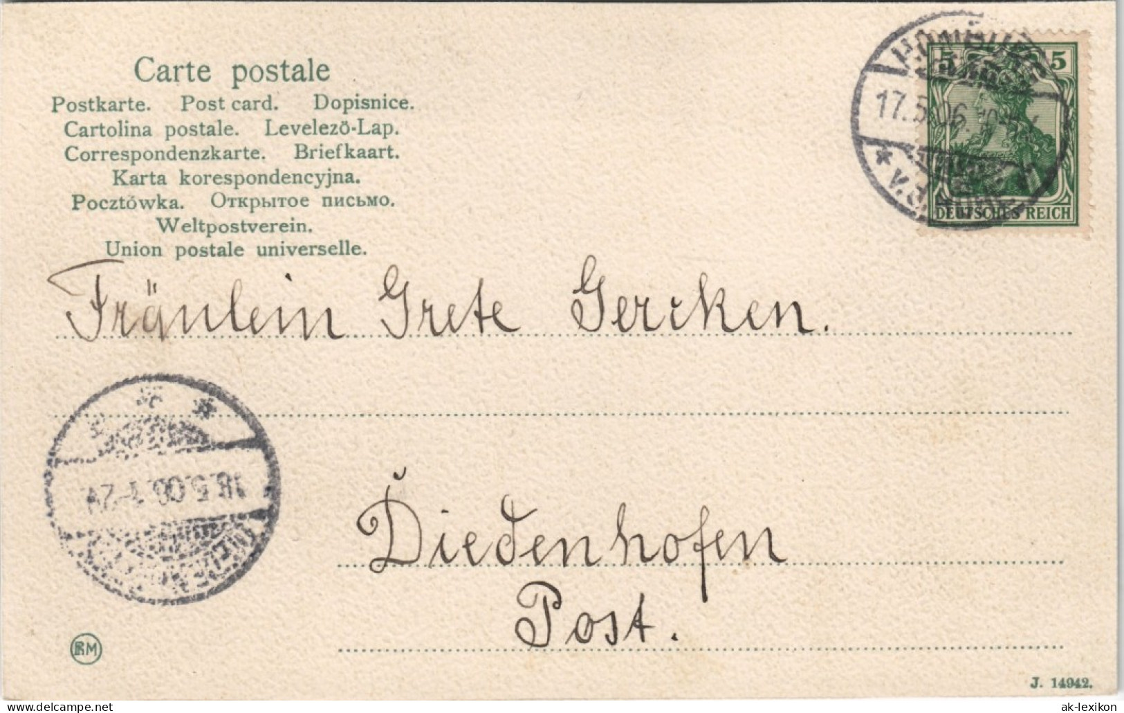 Bad Homburg Vor Der Höhe Kaiser Wilhelm-Bad Strassen Partie 1906 - Bad Homburg