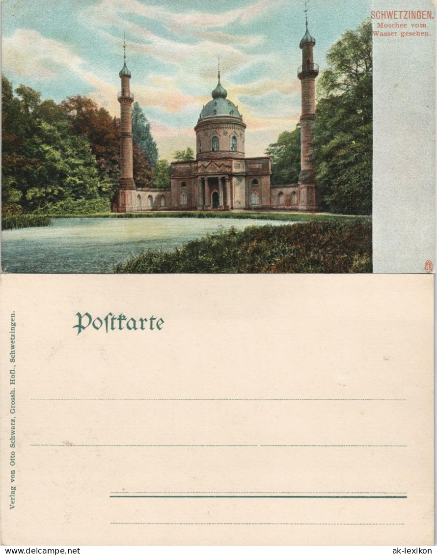 Ansichtskarte Schwetzingen Partie An Der Moschee (Mosque Mosquee) 1900 - Schwetzingen