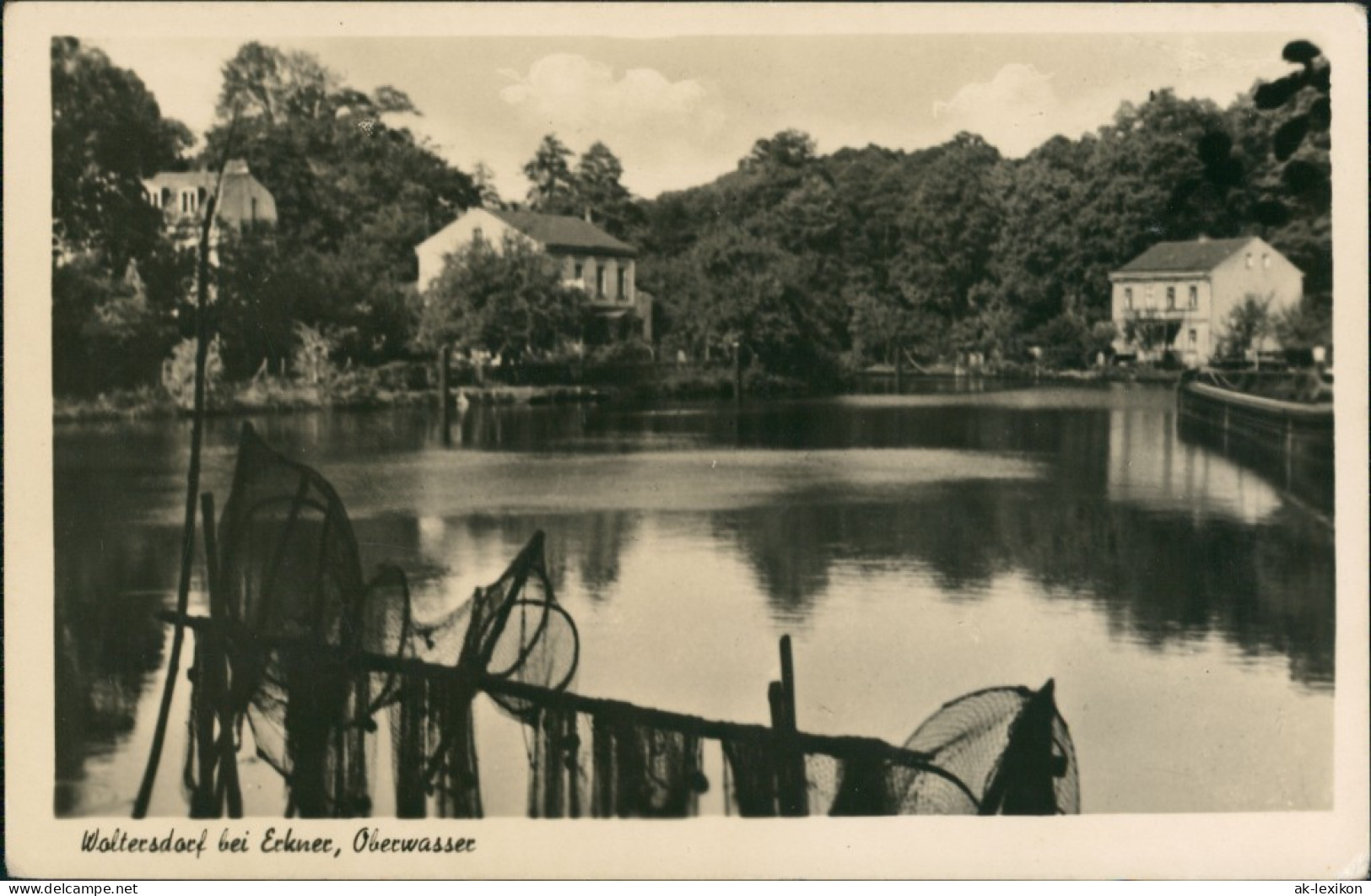 Ansichtskarte Woltersdorf Oberwasser Bei Erkner 1956 - Woltersdorf