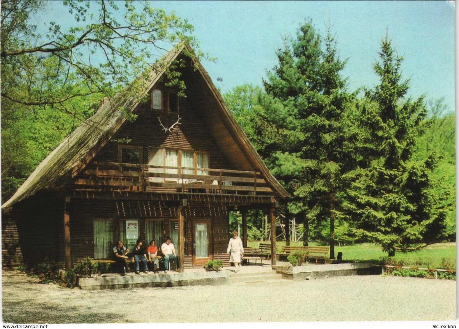 Bad Doberan "Jagdhaus Heiligendamm" - Außenansicht - Sommerlicher Tag 1987 - Bad Doberan