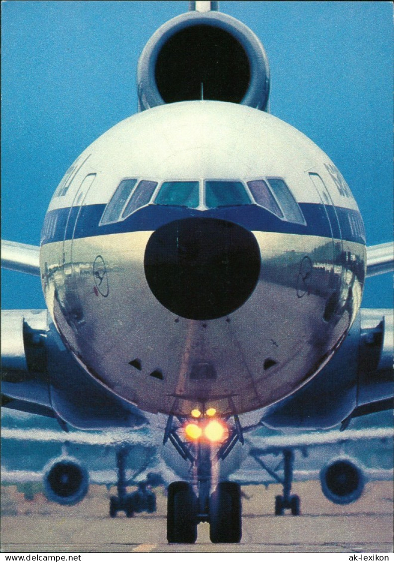 Ansichtskarte  Lufthansa Flugwesen - Flugzeuge Draufsicht 1982 - 1946-....: Moderne