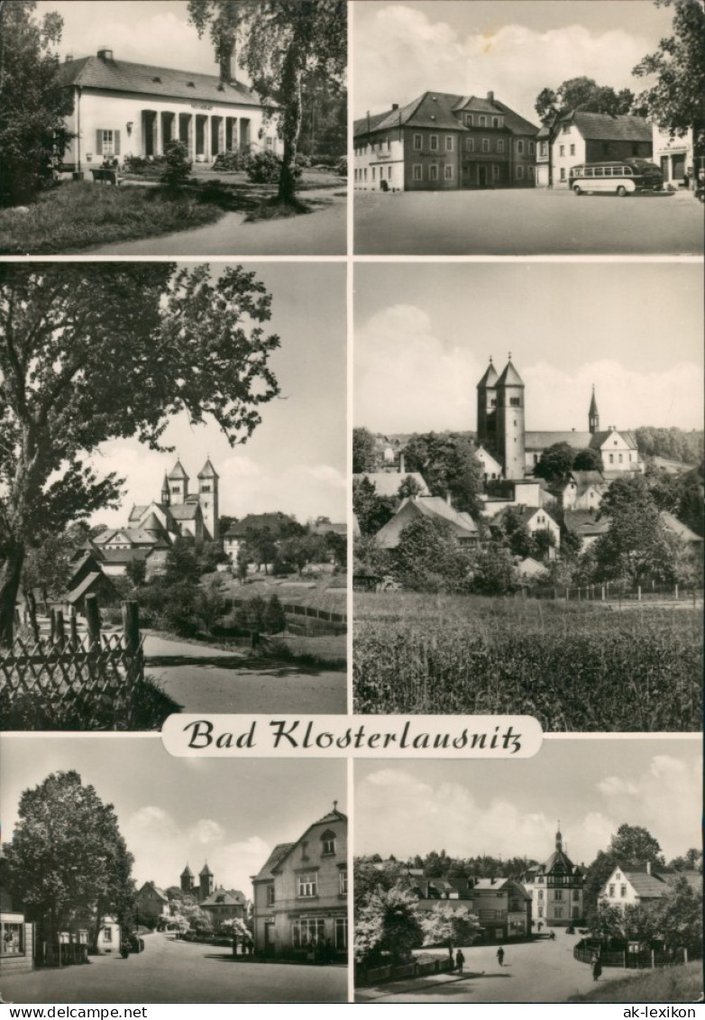 Ansichtskarte Bad Klosterlausnitz Mehrbild Straßen, Stadt Kirche 1968 - Bad Klosterlausnitz