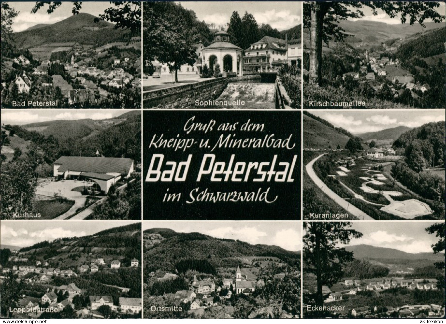Ansichtskarte Bad Peterstal-Griesbach Stadtansichten 1971 - Bad Peterstal-Griesbach