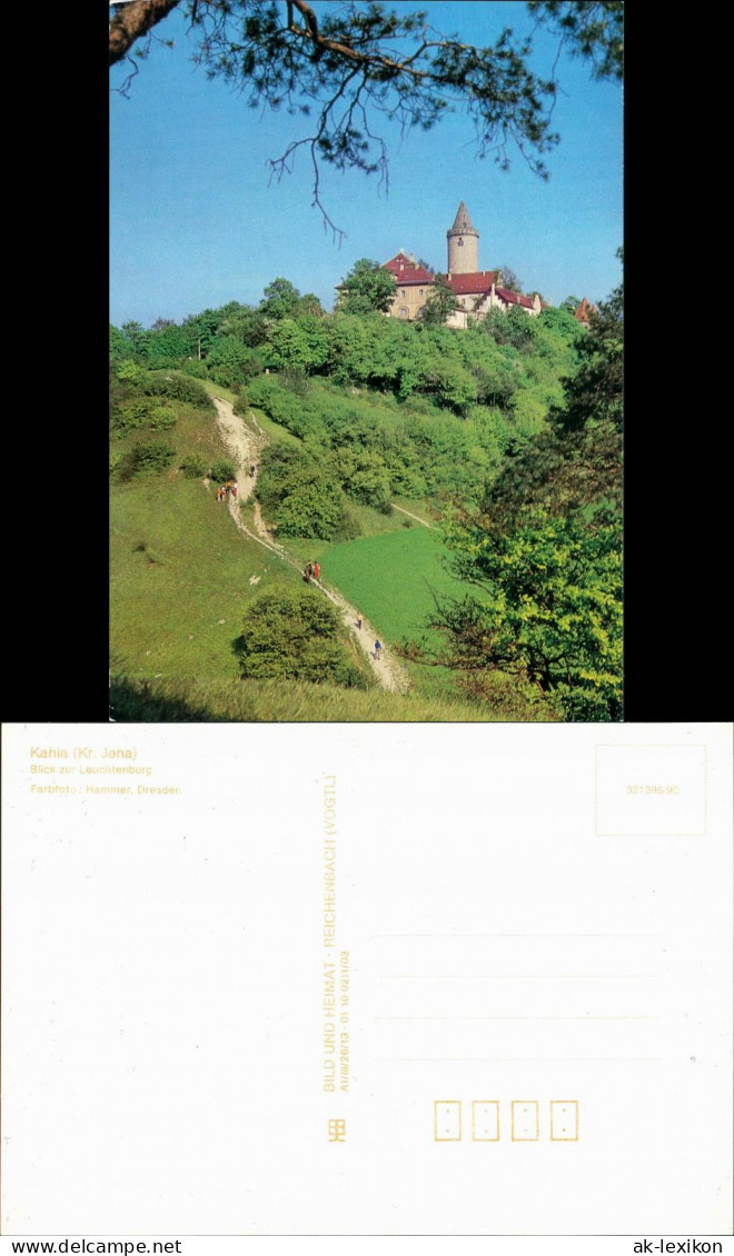 Ansichtskarte Kahla (Thüringen) Leuchtenburg 1981 - Kahla