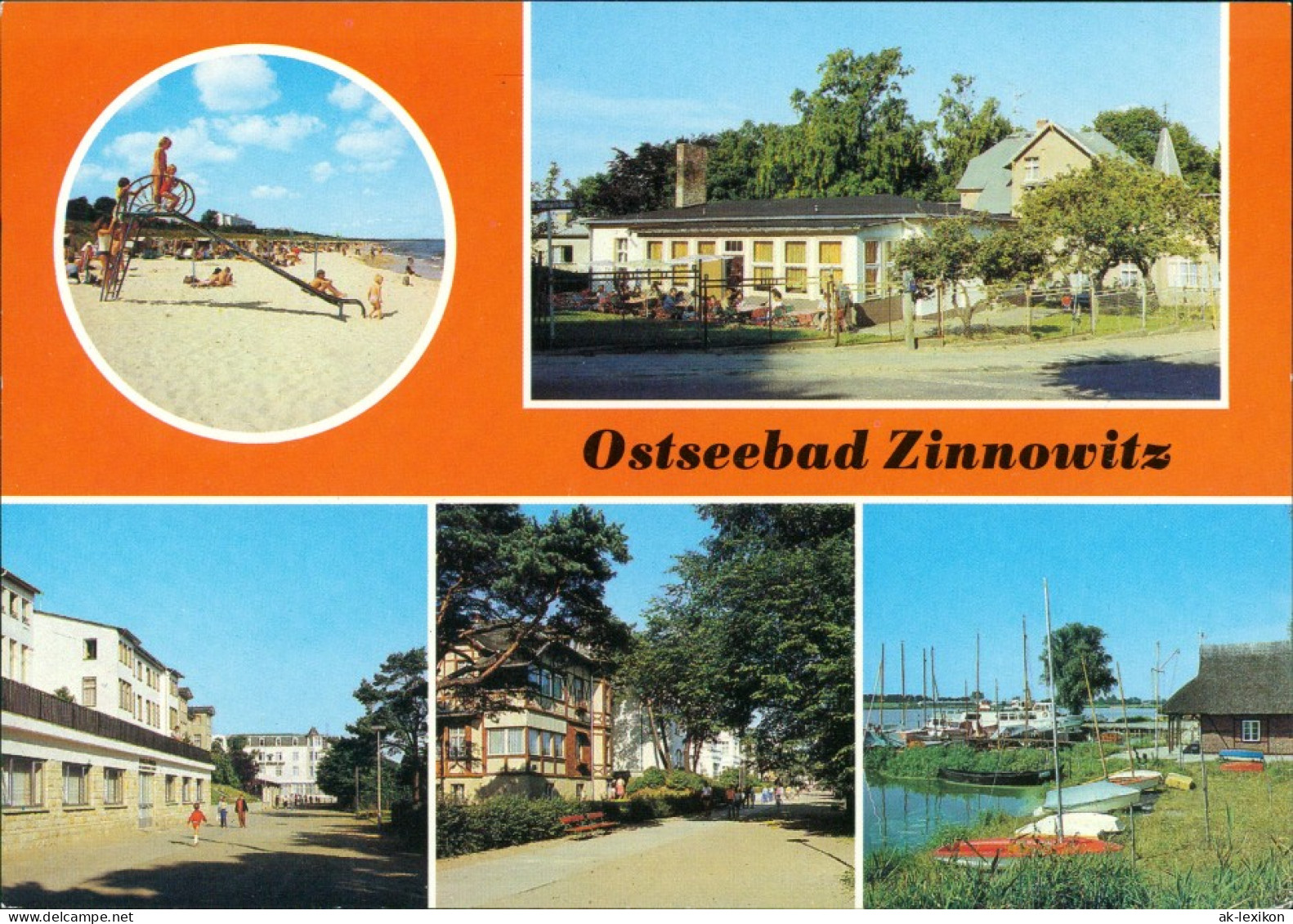 Zinnowitz Strand, FDGB-Erholungsheim  Erholungsheim "Glückauf" 1988 - Zinnowitz