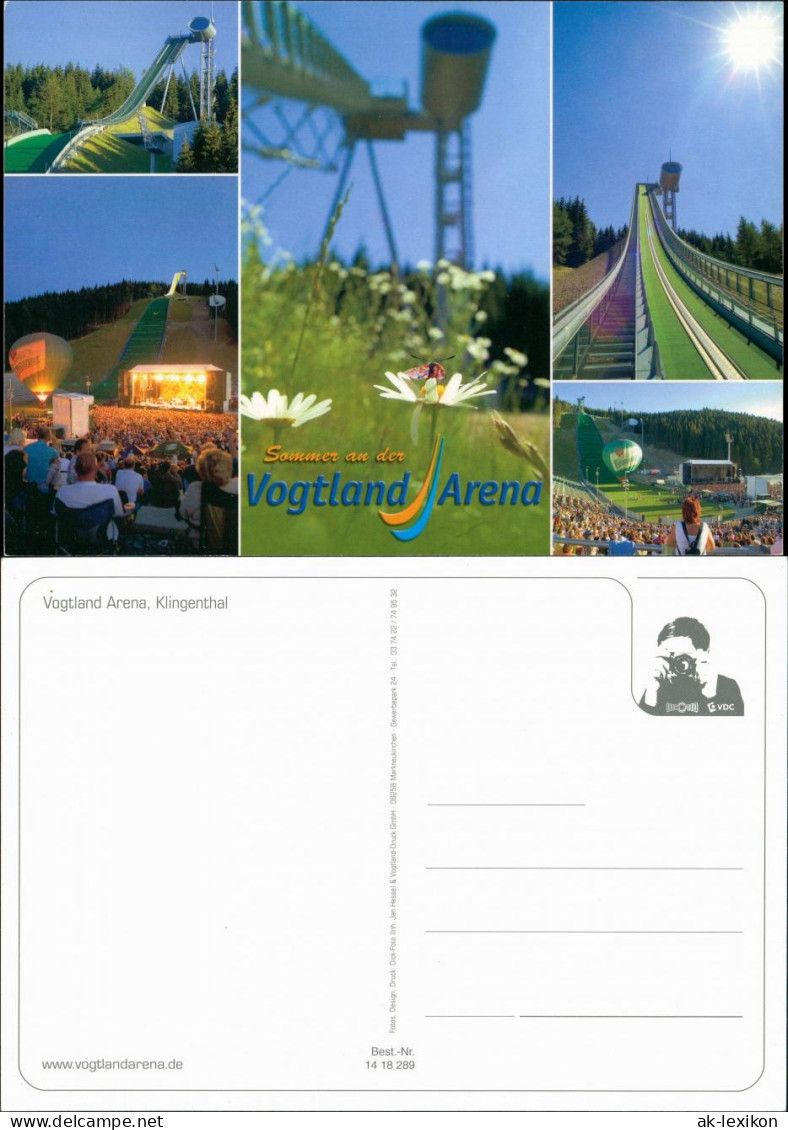 Ansichtskarte Klingenthal Mehrbild Wintersport Arena 1999 - Klingenthal