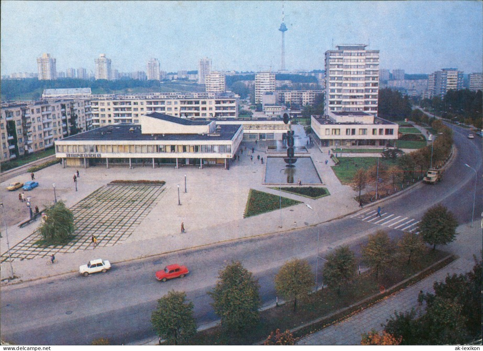 Postcard Wilna Wilno Vilnius Neubauten Nachgebühr Pirna 1986 - Lituanie